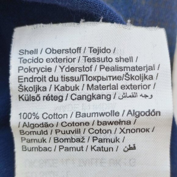 Jack & Jones T-shirt men's size L navy blue with orange graphic pattern slim fit - Picture 6 of 9